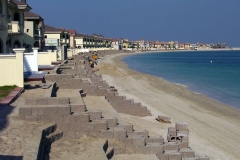 Palm Jumeirah, Dubai, Gravity Retaining Structures Palm Jumeirah, Dubai, Gravity Retaining Structures